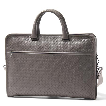 BOTTEGA VENETA ボッテガヴェネタ バッグ コピー 248395 vq131 2808 レザーブリーフケース(2WAY仕様) グレー メンズ